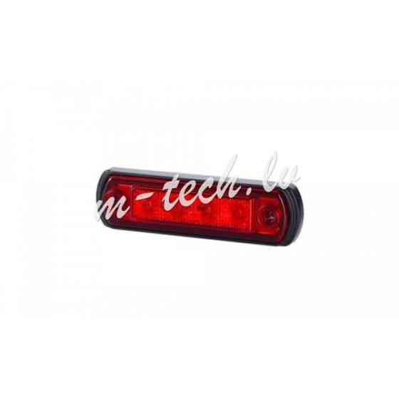 WMLHOR677 - HORPOL LED marker light - HOR65 LD677 red with reflector 12/24V ECE Rīga