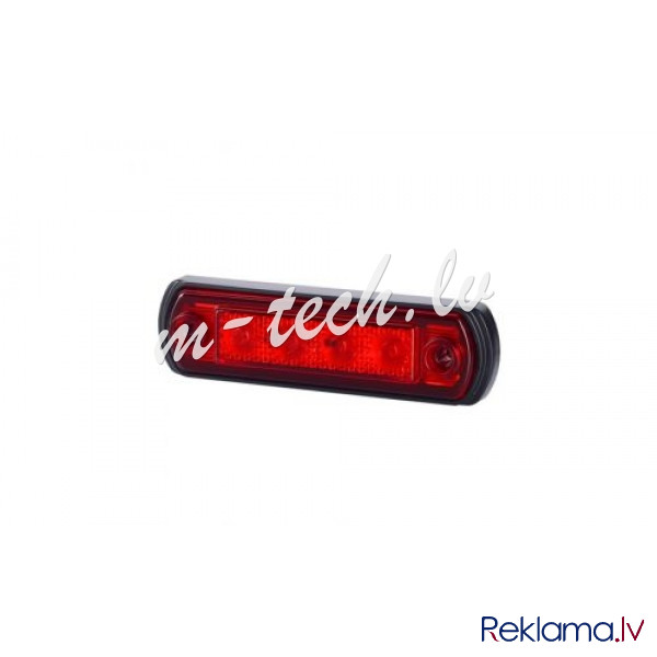 WMLHOR677 - HORPOL LED marker light - HOR65 LD677 red with reflector 12/24V ECE Rīga - foto 1