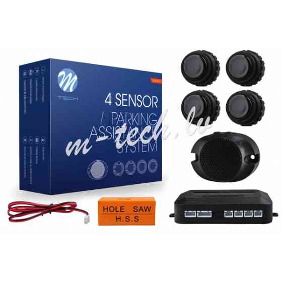 CP27B - Parking assist system - CP27 with buzzer and collar sensors 22 mm - black Rīga
