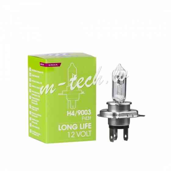 ZLL4 - M-Tech Long Life H4 9003 HB2 12V 60/55W P43t Рига