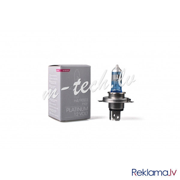 ZPT4 - M-Tech Platinum H4 9003 HB2 12V 60/55W P43t Bulb Rīga - foto 1