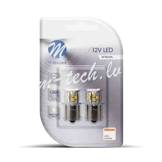 LB112W - Blister 2x LED L112W - BA15s 21xSMD2835 White Рига