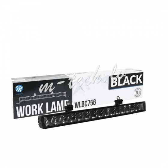 WLBC756 - Driving Light - Black Series - Single Row - Side Bracket. 105W 12-48V 21" Rīga