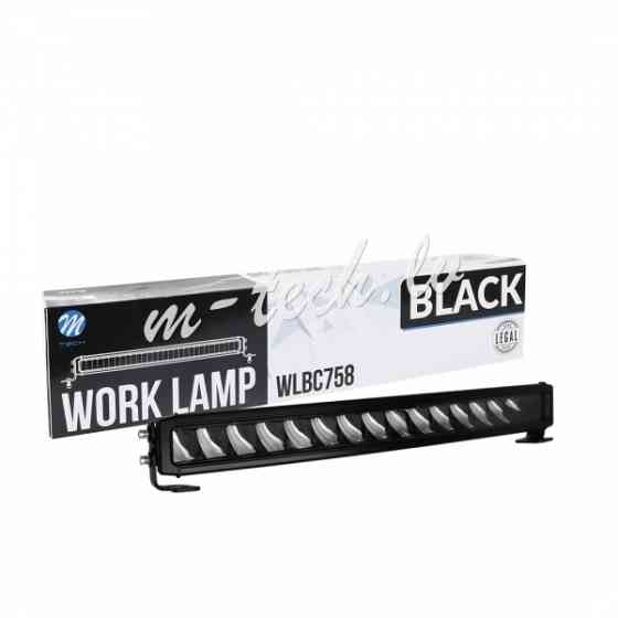 WLBC758 - Driving Light - Black Series - Single Row - Side Bracket. 150W 12-48V 21" Rīga