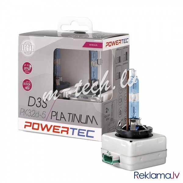 PTZPTD3S-DUO - Powertec Platinum +130% D3S DUO Рига - изображение 1