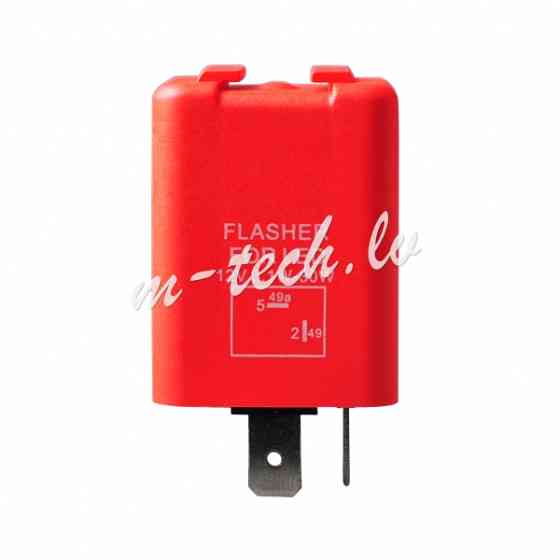 RE107 - FLL007. 12V. 2P. red cover Рига