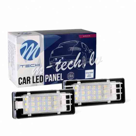 CLP124 - LED license plate light RENAULT Clio 18SMD Рига