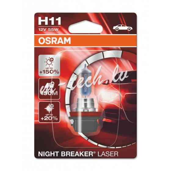 O64211NL-01B - NIGHT BREAKER® LASER H11 01-Blister Rīga