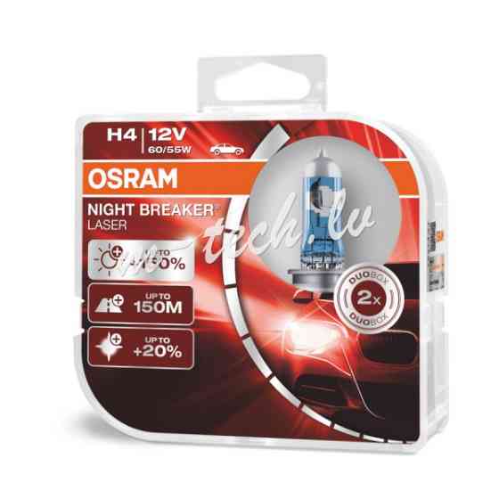 O64193NL-HCB - NIGHT BREAKER® LASER H4 Duo Box Рига