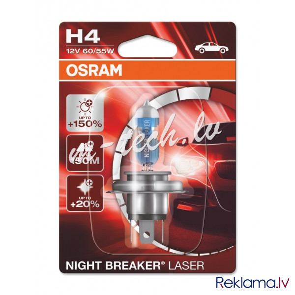 O64193NL-01B - NIGHT BREAKER® LASER H4 01-Blister Рига - изображение 1