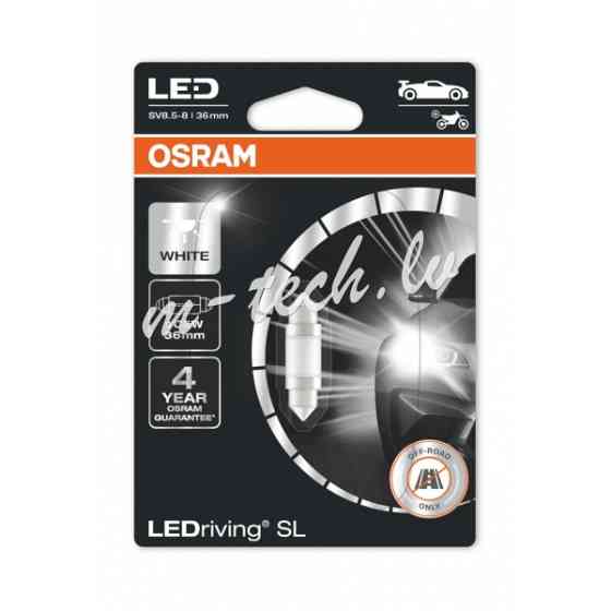 O6418DWP-01B-PL - Osram LEDriving® 6418DWP-01B 0.6W/12V SV8.5-8 ≠ "C5W" 36mm White 6000K Рига