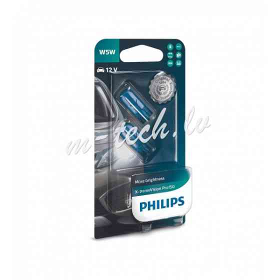 PH 12961XVPB2 - Philips White Vision W5W W2.1x9.5d 12V 5W B2 Рига