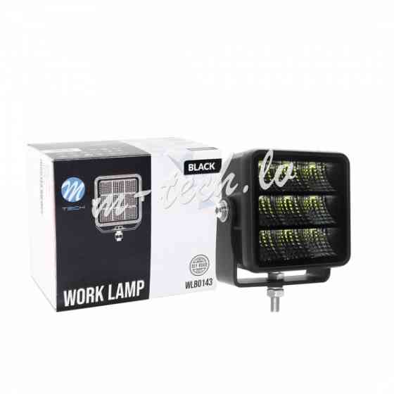 WLBO143 - Work light – 9 x 5W LED 45W 10-32V. flood. Black Series Рига