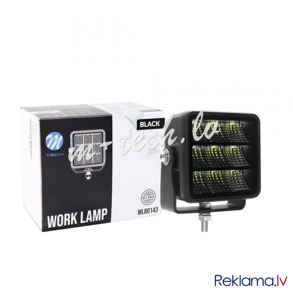 WLBO143 - Work light – 9 x 5W LED 45W 10-32V. flood. Black Series Рига - изображение 1