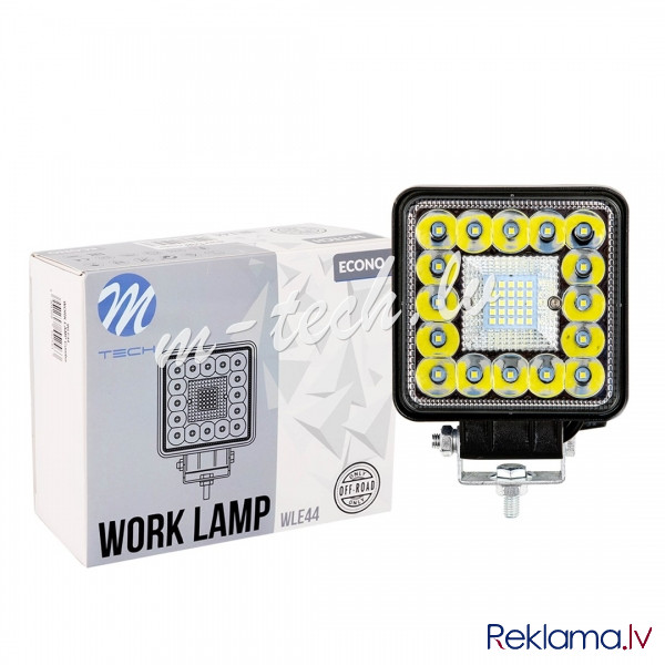 WLE44 - Work Lamp M-TECH ECONO 4" 41xSMD3030 - Square 42W 10-30V Combo Рига - изображение 1