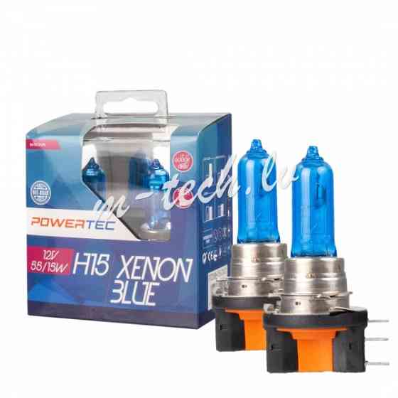 PTZXBH15-DUO - Powertec Xenon Blue H15 12V DUO Рига