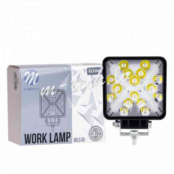 WLE45 - Work Lamp M-TECH ECONO 4" 46xSMD3030 - Square 46W 12-30V Combo. Рига