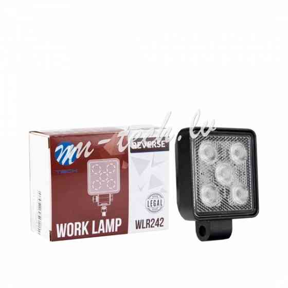 WLR242 - Work Light - Square 5x1.5W LED 7.5W 10-32V Flood Рига