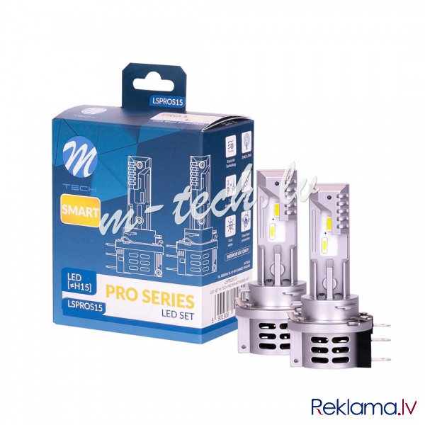 LSPROS15 - LED SET M-TECH PRO SMART SERIES H15 Rīga - foto 1