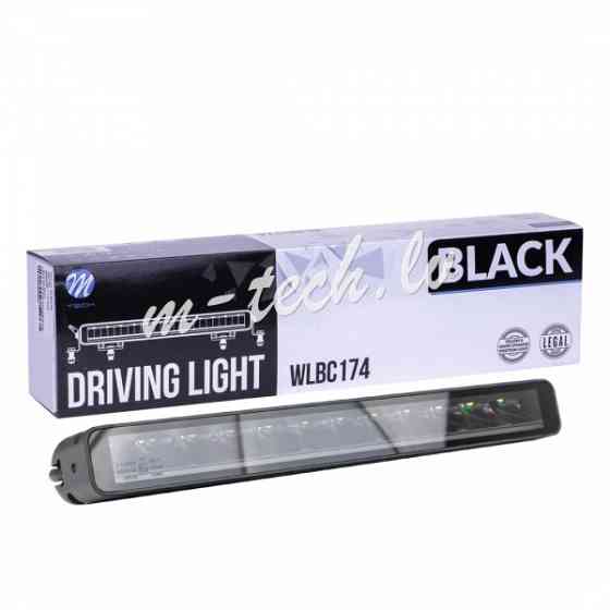 WLBC174 - Driving light M-TECH BLACK SERIES 12x5W LED 12-48V 60W 14.5". Single Row + Dynamic positio Рига
