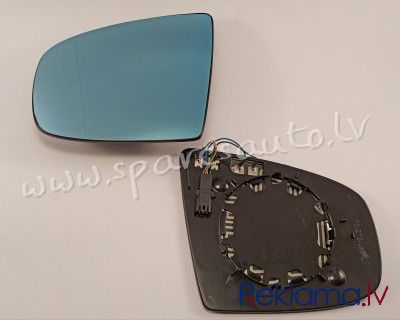 2051545E - 51167291219 heated, aspherical, blue, 06->10->, 4 pin L - Spoguļa Stikls Ar Pamatni - BMW Рига - изображение 1