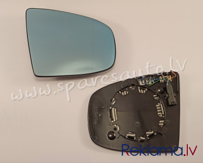 2051555E - 51167291220 heated, aspherical, blue, 06->10->, 4 pin R - Spoguļa Stikls Ar Pamatni - BMW Rīga - foto 1