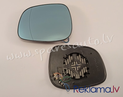 2060555E - 51162991664 09->12, heated, aspherical, blue 4 PIN R - Spoguļa Stikls Ar Pamatni - BMW X1 Рига - изображение 1