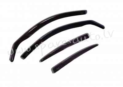 23267 HEKO - Wind deflectors MERCEDES C W203 4d 2000-2007 sedan (rear deflectors included) - Vēja De Рига