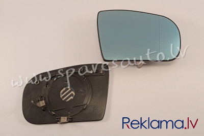 5015554E - A2108100821 heated, aspherical, blue R - Spoguļa Stikls Ar Pamatni - MERCEDES E-KL W210 ( Рига - изображение 1