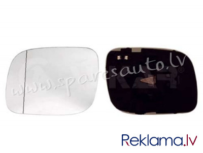 6471122 - OE 7L6857521 heated, aspherical, chrome L - Spoguļa Stikls Ar Pamatni - VW TOUAREG (2002-2 Рига - изображение 1