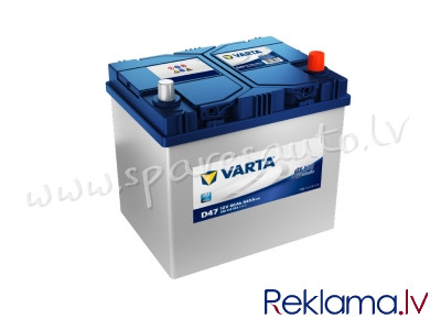 7-560410 - Akumulators VARTA BLUE DYNAMIC D47 12V 60Ah 540A (EN) 232x173x225 0/1 - Akumulators - UNS Rīga - foto 1
