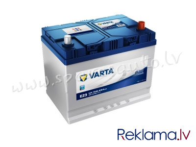 7-570412 - Akumulators VARTA BLUE DYNAMIC E23 12V 70Ah 630A (EN) 261x175x220 0/1 - Akumulators - UNS Рига - изображение 1
