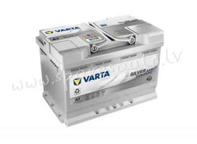 7-570901076 - Akumulators VARTA Silver Dynamic xEV AGM A7 12V 70Ah 760A(EN) 278x175x190 0/1 - Akumul Рига
