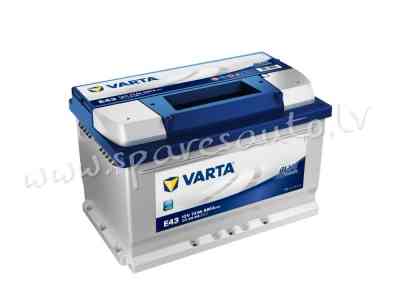 7-572409 - Akumulators VARTA BLUE DYNAMIC E43 12V 72Ah 680A (EN) 278x175x175 0/1 - Akumulators - UNS Рига