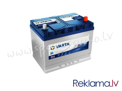 7-572501076 - Akumulators VARTA Blue Dynamic EFB N72 12V 72Ah 760A(EN) 261x175x220 0/1 - Akumulators Rīga - foto 1