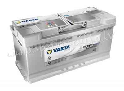 7-605901095 - Akumulators VARTA Silver Dynamic xEV AGM A4 12V 105Ah 950A(EN) 394x175x190 0/1 - Akumu Рига