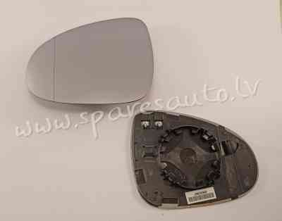 9582544E - 7P6857521B, 7P6-857-521-B heated, aspherical, chrome L - Spoguļa Stikls Ar Pamatni - VW T Rīga