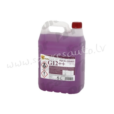 99PCH5G12++A - ANTIFRĪZS, 5L, pink, G12++ - Autoķīmija - UNSORTED AUTO PIEDERUMI Rīga - foto 1