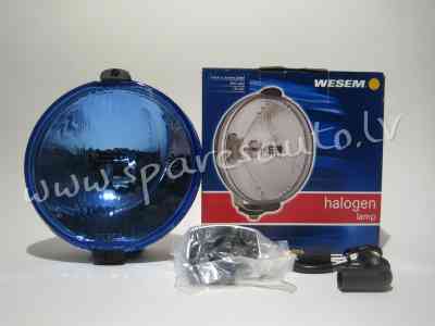 99RD008E - spotlight, H3 12/24V, blue/ black, ring 152x81mm - Miglas Lukturis - UNSORTED UNIVERSĀLIE Рига