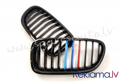 A11187 - BMW 5 F10 2009.12-2017 grille three color tuning - Jauns Produkts - UNSORTED CAR AUTOPARTS  Рига - изображение 1