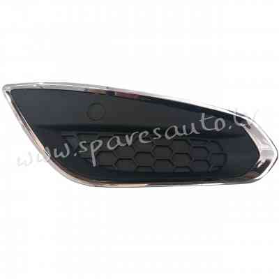A11455 - Volvo S60 2010-2013 bumper grille open with a hole for parktronics and chrome edging Right  Рига