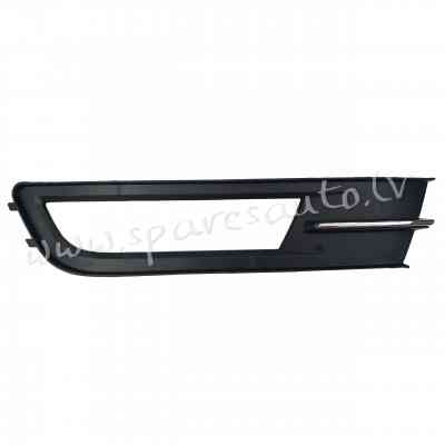 A12076 - Volkswagen Passat (B8) 2014- bumper grille with hole for anti-smoke headlight Left - Jauns  Рига