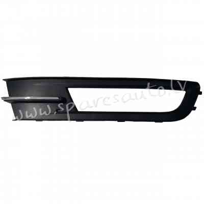 A12077 - Volkswagen Passat (B8) 2014- bumper grille with hole for anti-smoke headlight Right - Jauns Рига
