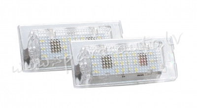 CLP001 - LED license plate light LP-E5383 LED type and amount: 18PCS 3014 Designed for: X5 E53 99~06 Rīga - foto 1