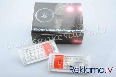 CLP006 - LED license plate light LD-E46-2D(46) LED type and amount: 18PCS 3528SMD Designed for: Car  Рига - изображение 1