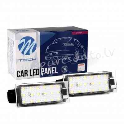 CLP121 - LED license plate light RENAULT Clio III 18SMD - Numura Apgaismojums Led - UNSORTED LICENSE Рига