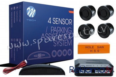CP14B - Parking assist system - CP14 with digital display 18 mm - black - Parking Sensori - UNSORTED Rīga - foto 1