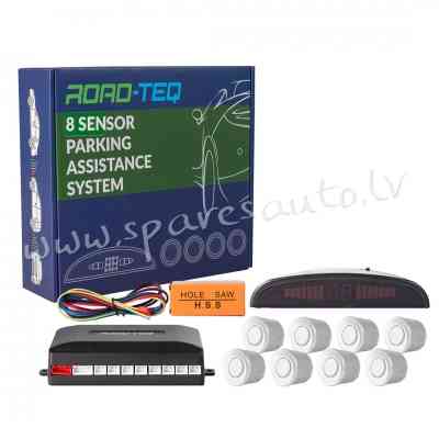 CP8S - 8-sensor parking assist system with digital display - SILVER - Parking Sensori - UNSORTED PAR Рига