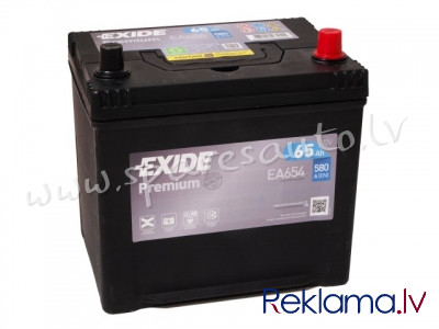K-EA654 - Akumulators EXIDE Premium 12 V 65Ah (c20) 580 A(EN) 230x172x220 0/1 - Akumulators - UNSORT Rīga - foto 1