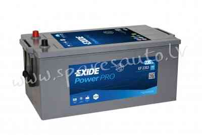 K-EF2353 - Kravas a/m akumulators EXIDE Power PRO 235Ah 1300A(EN) 518	x279x	240mm, 	3/	1 - Akumulato Рига
